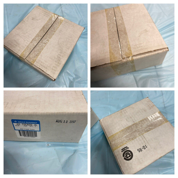 NEW BOX OF 2 GOULD AMPTRAP A2-70C600-4L AMP FUSES