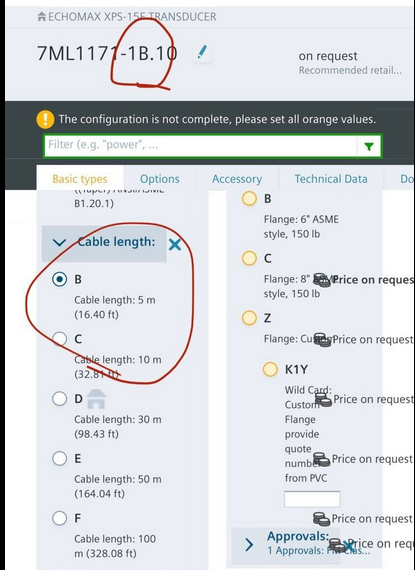 NEW XPS-15F ECHOMAX 1P7ML11711BA10 SIEMENS MILLTRONICS PROCESS INST 7ML11711BA10
