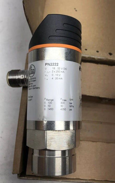 NEW IFM EFECTOR500 PRESSURE SENSOR PN2222 PN-100-SBN14-MFRKG/US NIB