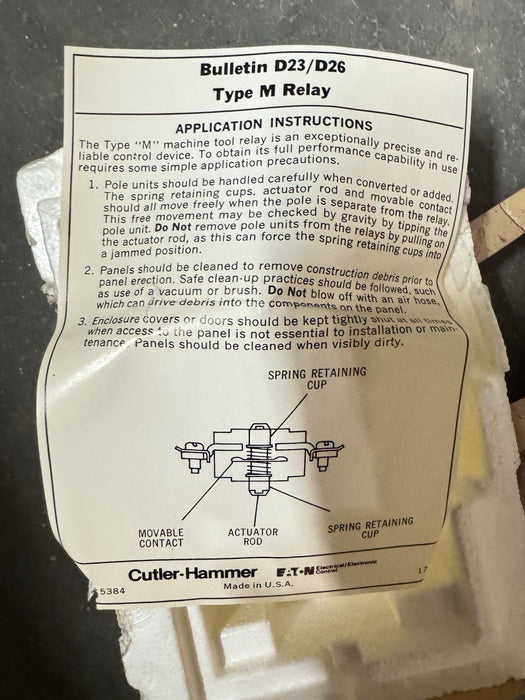 EATON CORPORATION D23MR40A / D23MR40A (NEW IN BOX)