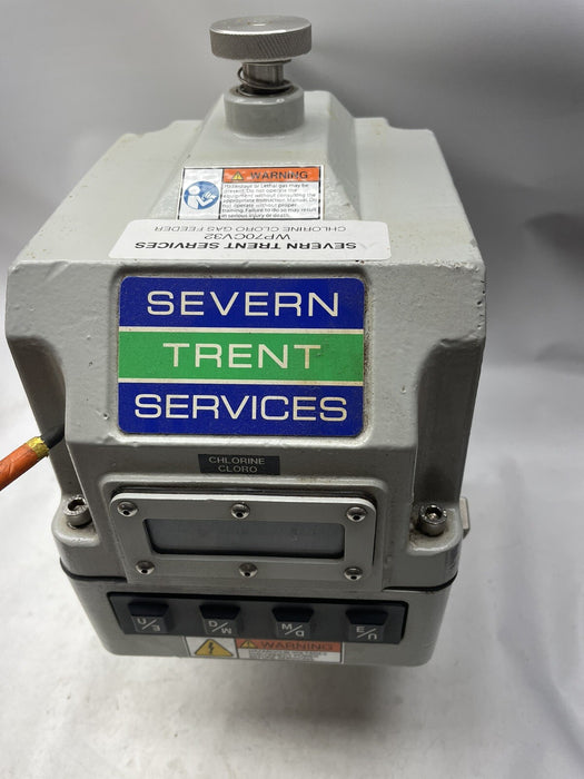 Severn Trent WP70CV32 Chlorine Cloro Gas Feeder Controller Monitor AUTO VALVE