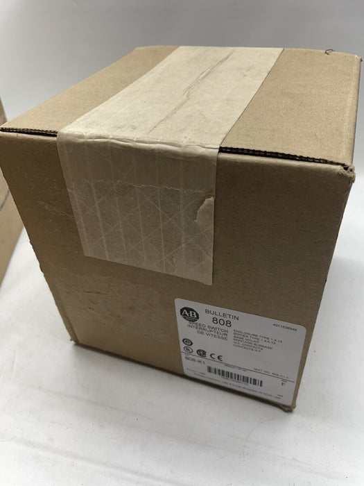 808-K1 NEW SEALED ALLEN BRADLEY 808-K1 SER F Speed Switch N.C Bulletin 808
