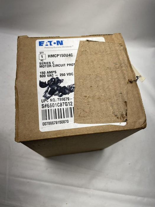 NEW HMCP150U4C Eaton Motor Circuit Protector 3 Pole 150 Amp 600V BREAKER NIB