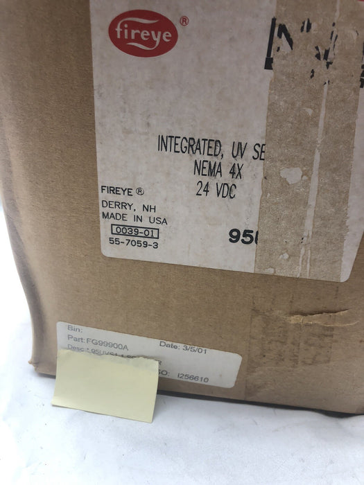 NEW FIREYE 95UVS1-1 / FG99900A INTEGRATED UV FLAME SCANNER 24 VDC INSIGHT 95UV