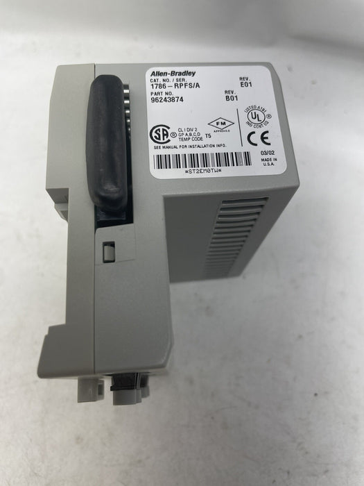 ALLEN BRADLEY 1786-RPFS /A CONTROLNET FIBER MODULE 1786RPFS