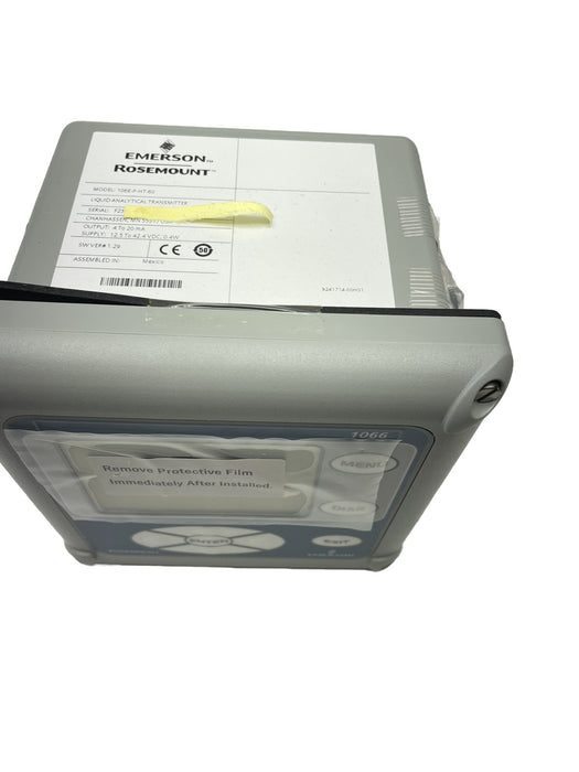 1066-P-HT-60 NEW EMERSON ROSEMOUNT 1066 PH/ORP TRANSMITTER LOOP POWERED