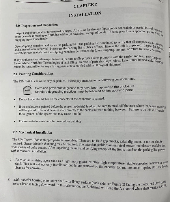 NORTHSTAR / DANAHER CONTROLS HSS52048T012LD DYNAPAR MODEL HB2048LT012LC ENCODER