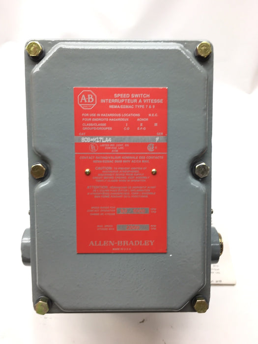 NEW Allen Bradley Speed Switch Cat # 808-M17LA4 NIB