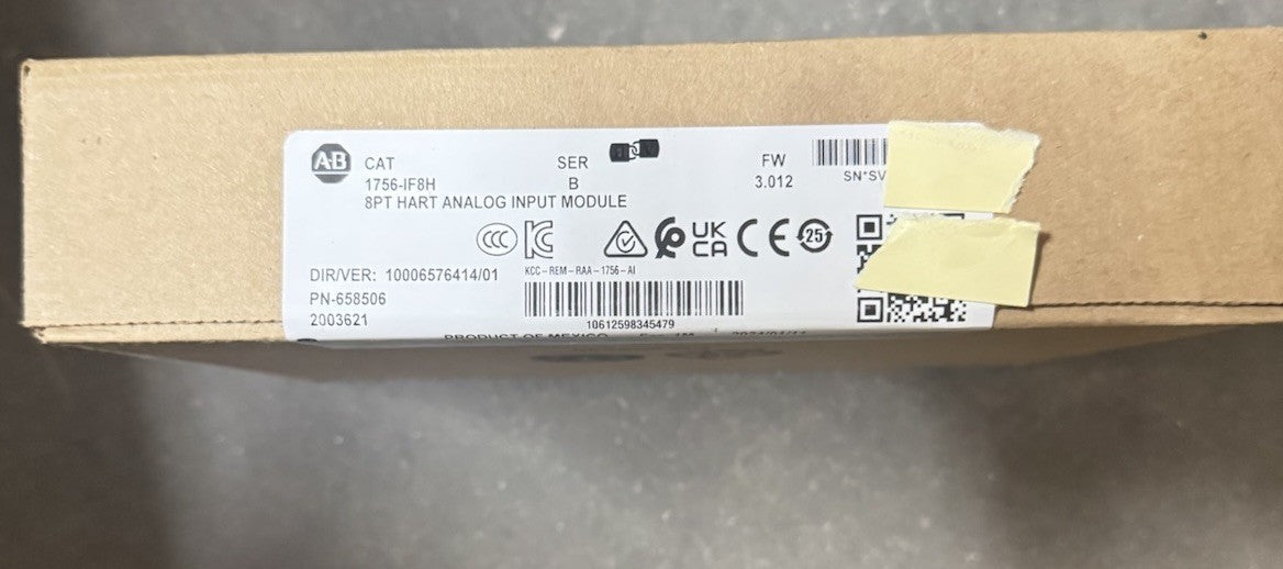 SEALED Allen-Bradley 1756-IF8H  2024 ControlLogix 8PT HART Analog Input Module