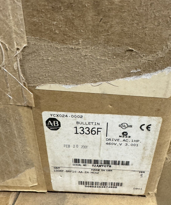 1336 PLUS II VFD 1336F-BRF10-AA-EN-HCS2 NEW ALLEN BRADLEY