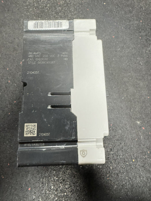 EHD3030 EATON SERIES C INDUSTRIAL CIRCUIT BREAKER 30A 480V 3 POLE