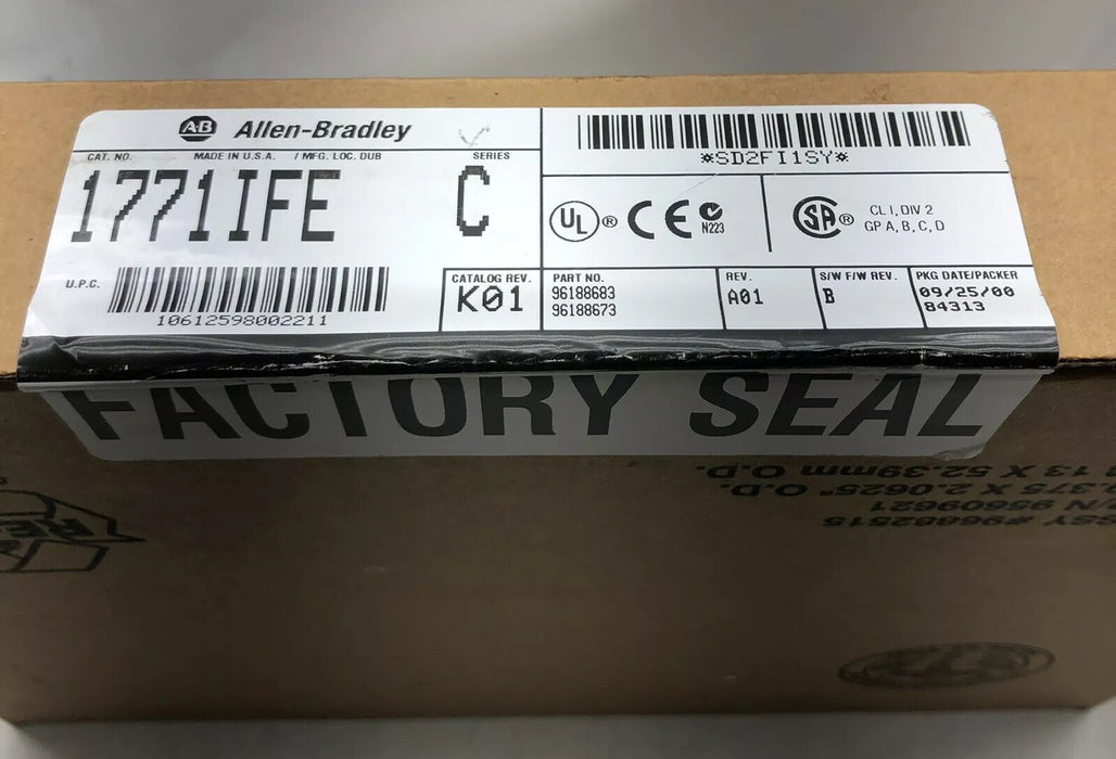 NEW READ PLC-5 1771-IFE /C Analog Input Allen Bradley Rockwell