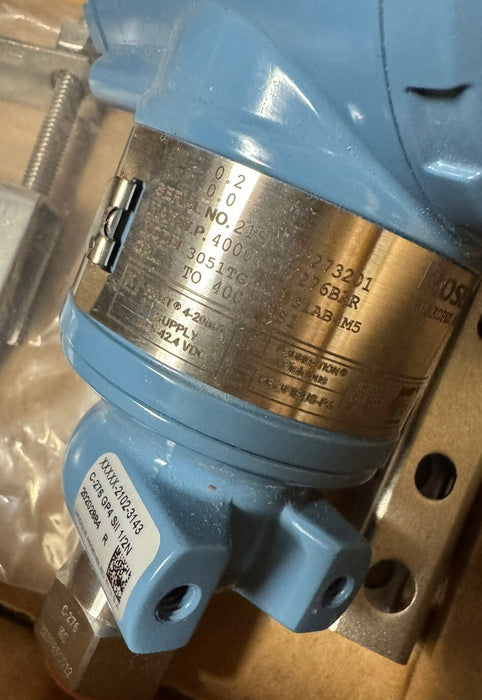 3051TG ROSEMOUNT GAUGE TYPE PRESSURE TRANSMITTTER 3051TG4A2B31AB4M5 0-4000PSI