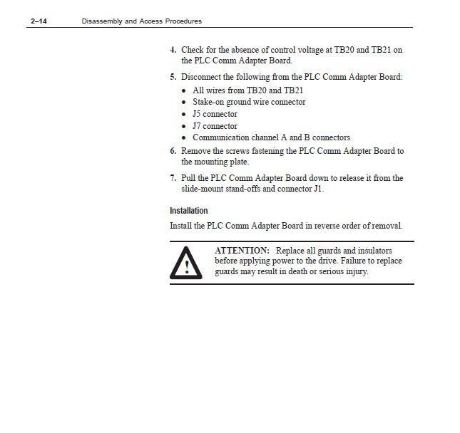 1336 REMAN ALLEN-BRADLEY 1336T-GT1-SP51A PLC ADAPTER ALL FRAME SIZES FORCE VFD