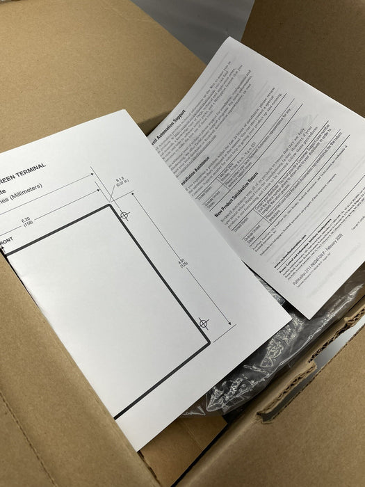 2711-T6C1L1 NEW ALLEN BRADLEY 4.48 PanelView 600 HMI RIO REMOTE I/O PV600 2711-T