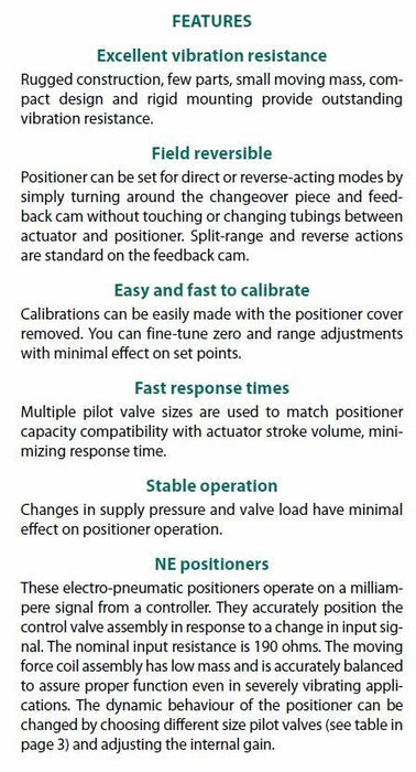 NEW 2021 NE724 METSO AUTOMATION ELECTRO-PNEUMATIC VALVE POSITIONER NE724/S1