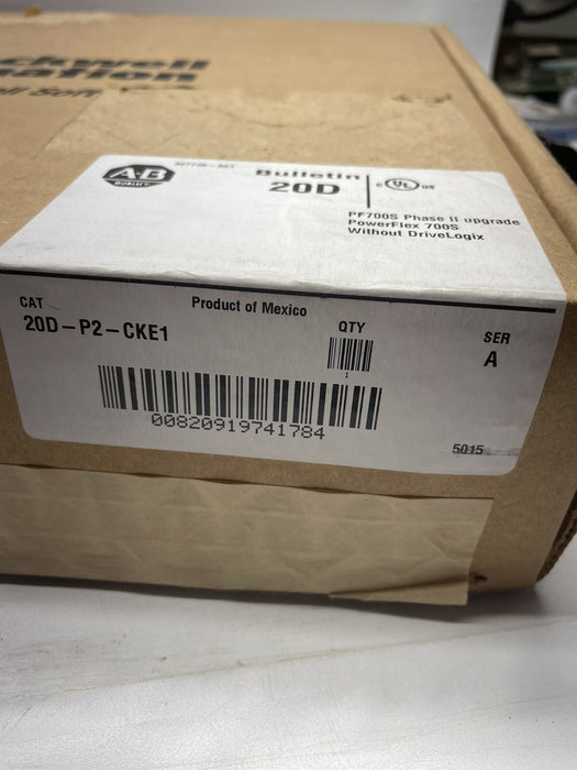 NEW ALLEN BRADLEY POWERFLEX 700S 20D-P2-CKE1 PF700S PHASE II UPGRADE 327745-A01