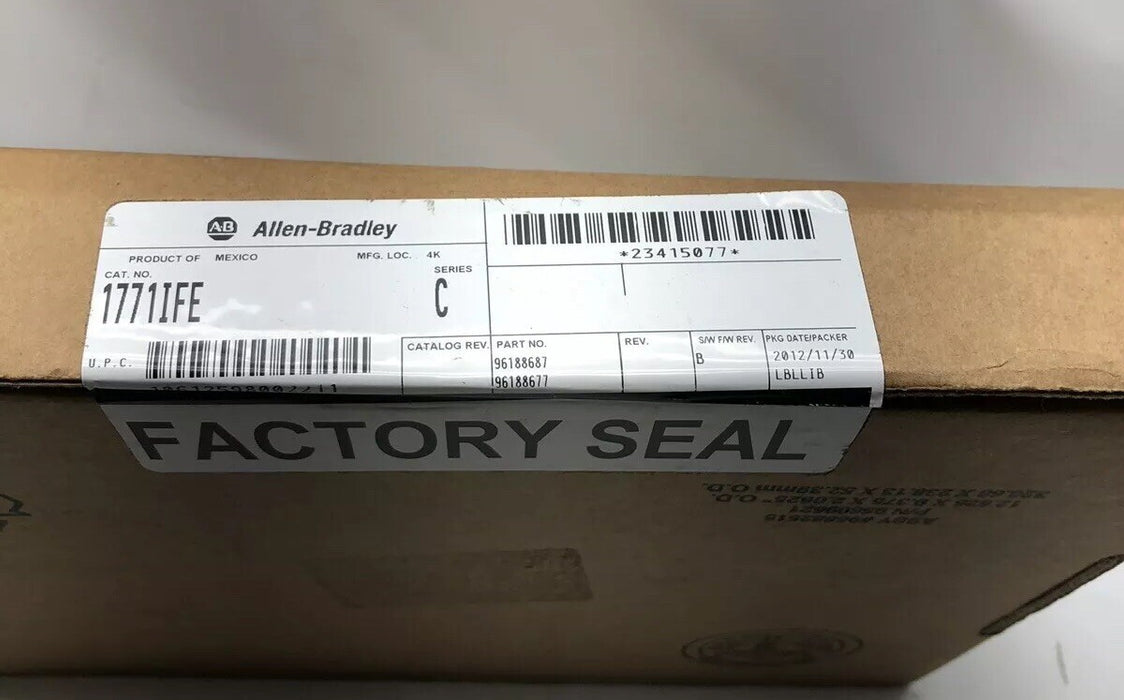 New Sealed PLC-5 1771-IFE /C Analog Input Allen Bradley  17711FE