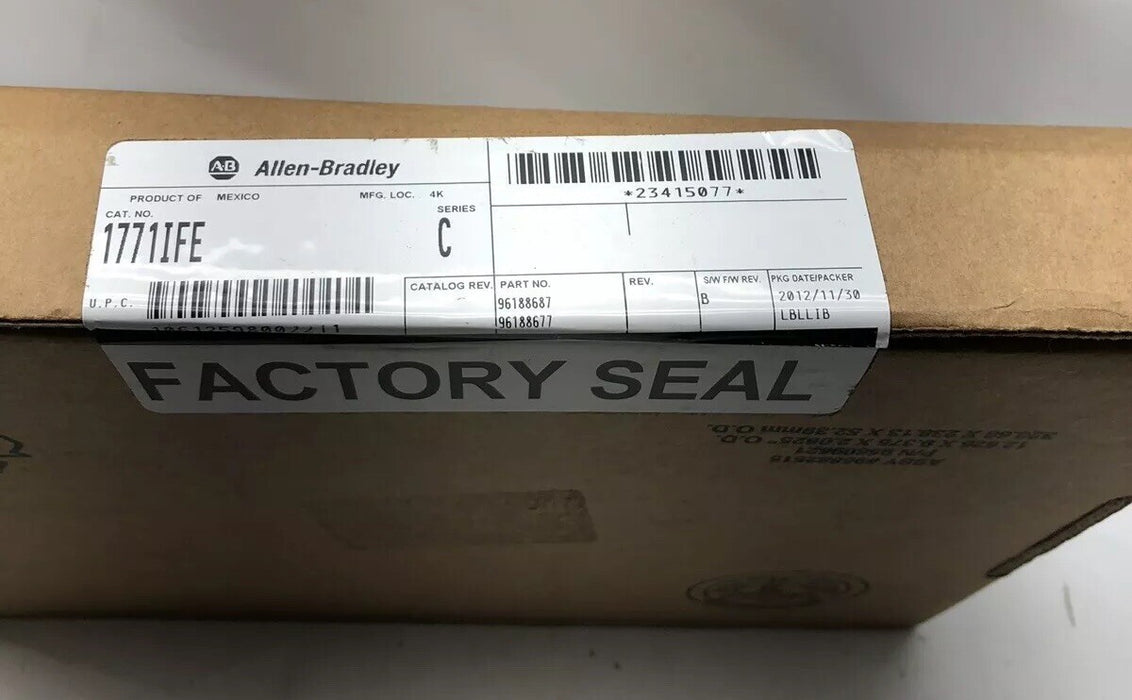 New Sealed PLC-5 1771-IFE /C Analog Input Allen Bradley  17711FE