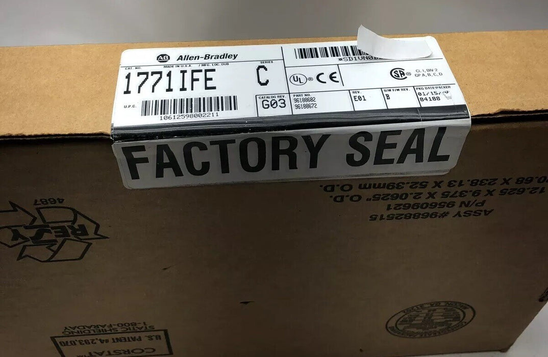 NEW SEALED 1771-IFE /C  PLC-5  ALLEN BRADLEY Analog Input Card AB