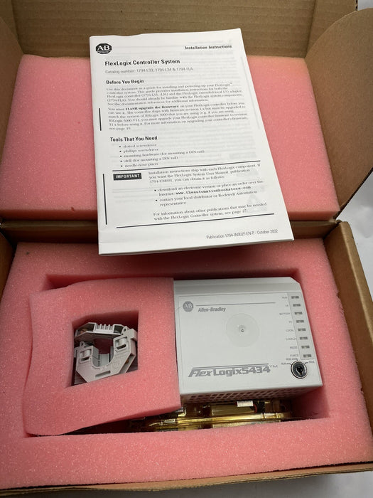 1794L34 NEW ALLEN BRADLEY 1794-L34 B FLEXLOGIX CONTROLLER LOGIX 5434 NIB