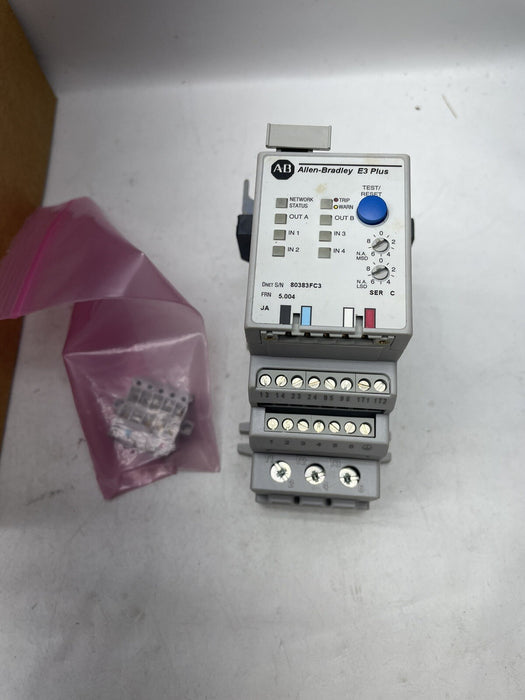 NEW 592-EC2PC ALLEN BRADLEY E3 PLUS OVERLOAD RELAY 592EC2PC /C .4-2 Amp NIB