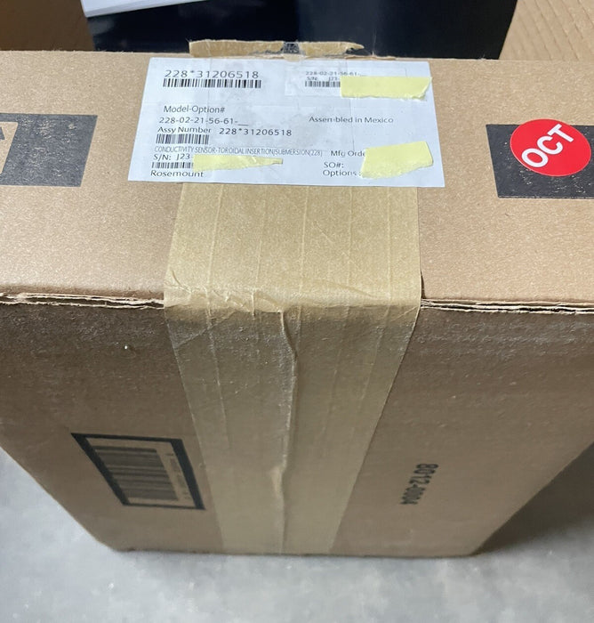 NEW 2023 ROSEMOUNT ANALYTICAL 228-02-21-56-61 CONDUCTIVITY PROBE TOROIDAL 228