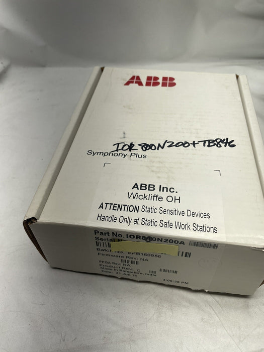 IOR800  ABB PHBIOR8000N200 Harmony S800 I/O Gateway Mounting Base IOR800 DCS S+