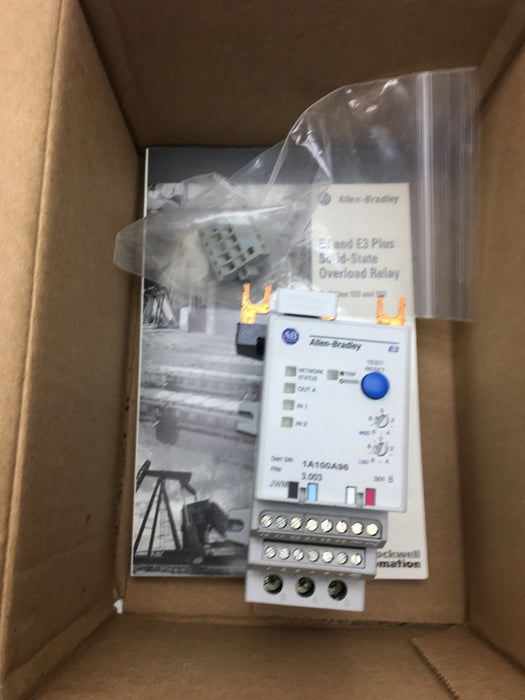 New Allen-Bradley 592-EC1AC E3 Overload Relay NIB 1-5A Nema sizes 0, 1, and 2