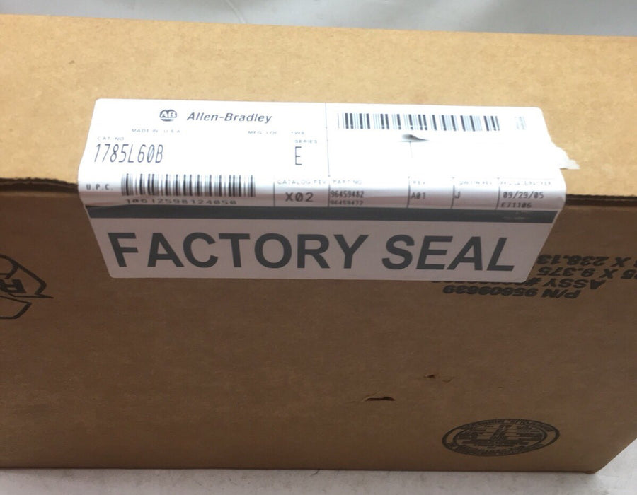 NEW FACTORY SEALED 1785-L60B/E PLC-5 ALLEN BRADLEY PLC PLC/5 2005 FS 1785L60B