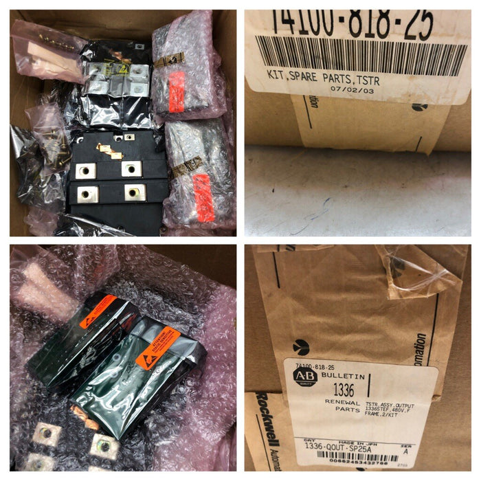 NEW ALLEN-BRADLEY 1336-QOUT-SP25A TSTR ASSY 1336STG 480V 250-450HP 74100-818-25