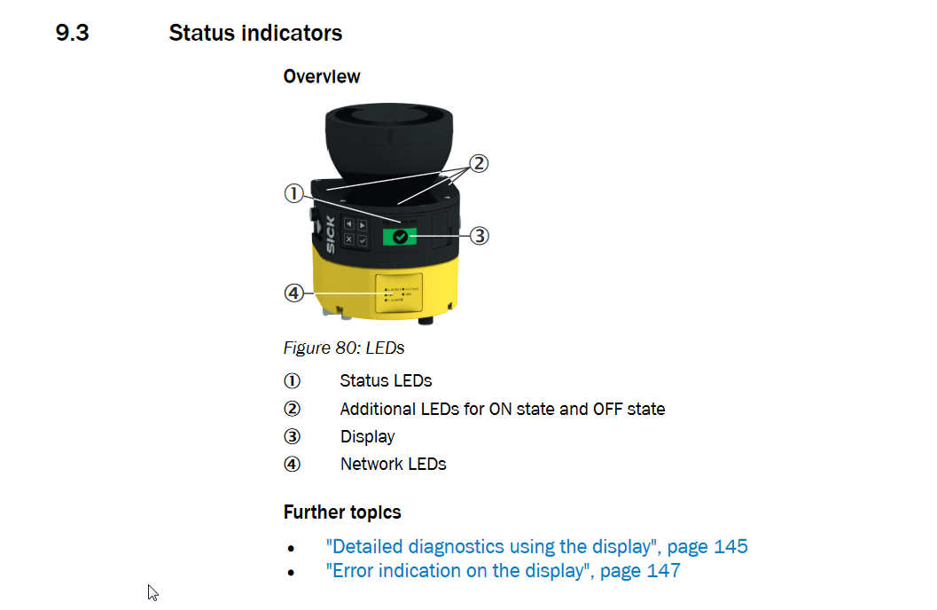 SICK MICS3-CBAZ90EN1P01 microScan3 Pro-EtherCAT SAFETY LASER SCANNER 1108229
