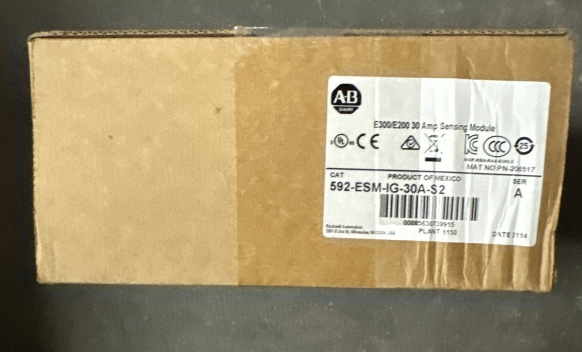 ALLEN BRADLEY E300 193-ECM-DNT 193-EIO-63-24D 592-ESM-IG-30A-S2 OVERLOAD E3 PLUS