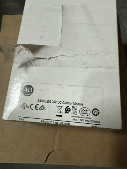 ALLEN BRADLEY E300 193-ECM-DNT 193-EIO-63-24D 592-ESM-IG-30A-S2 OVERLOAD E3 PLUS