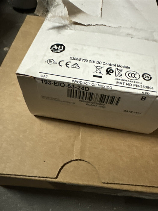 ALLEN BRADLEY E300 193-ECM-DNT 193-EIO-63-24D 592-ESM-IG-30A-S2 OVERLOAD E3 PLUS