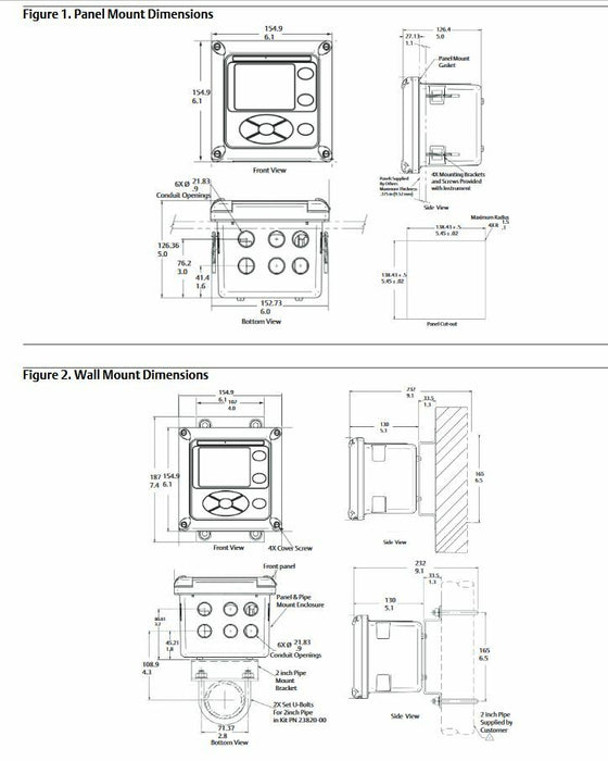 NEW 1056-01-20-38-AN EMERSON ROSEMOUNT 1056 ANALYZER 115/230VAC CONDUCTIVITY PH
