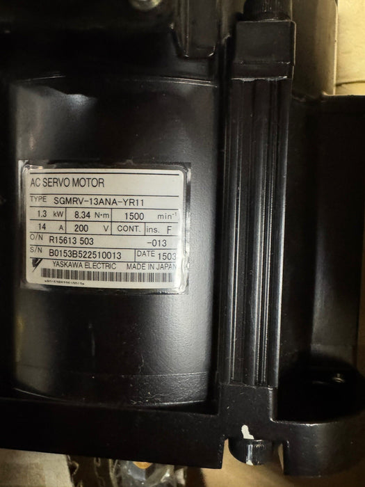New In Box YASKAWA SGMRV-13ANA-YR11 AC Servo Motor SIGMA 5 1.3KW 156009-3 SGMRV