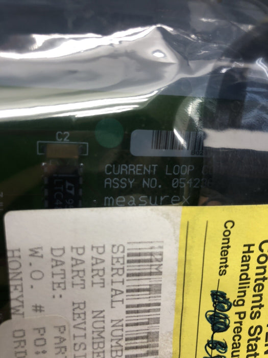 MeasureX PN 054236 NEW SEALED Honeywell 05423600 PCB CURRENT LOOP COMM TERM