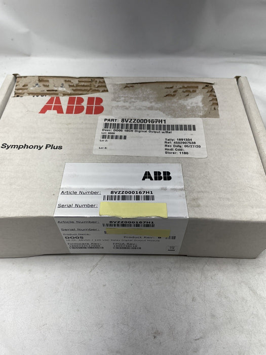 NEW SEALED ABB 8VZZ000167H1  16 CH 48 VDC /120VAC RELAY DIGITAL OUTPUT CARD DO05