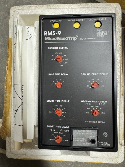 TS40LSGT2 GE MVT RMS-9 SOLID STATE PROGRAMMER LSG SKU018442 tr4sx trip Breaker