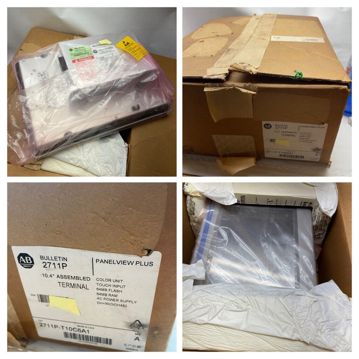 2711P-T10C6A1 NEW Allen Bradley AB PVP 1000 Touch 10" DH+/RIO/DH485 2711P