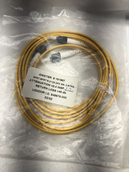 LOF OF 13 ASSORTED CABLES TRIPP LITE OWNING CORNING FIBER PATCH CABLES