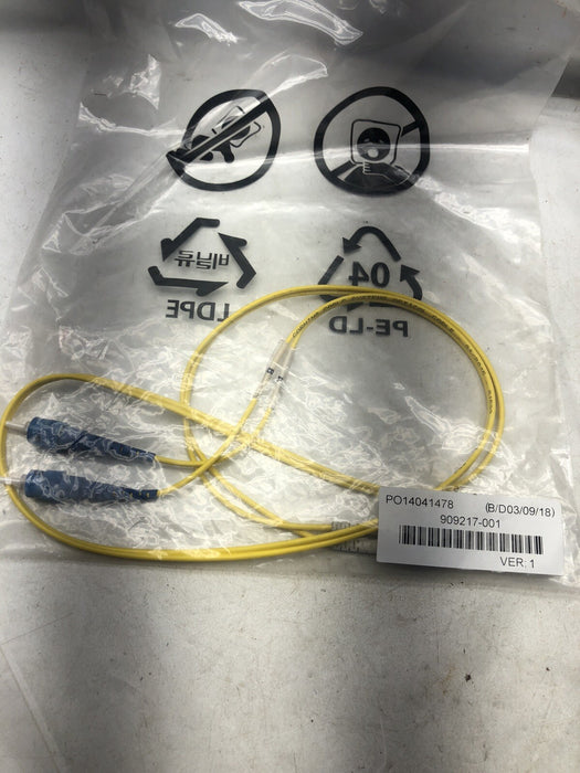 LOF OF 13 ASSORTED CABLES TRIPP LITE OWNING CORNING FIBER PATCH CABLES