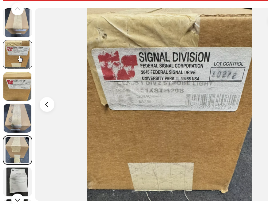 FEDERAL SIGNAL 151XST-120B / 151XST120B (BRAND NEW)