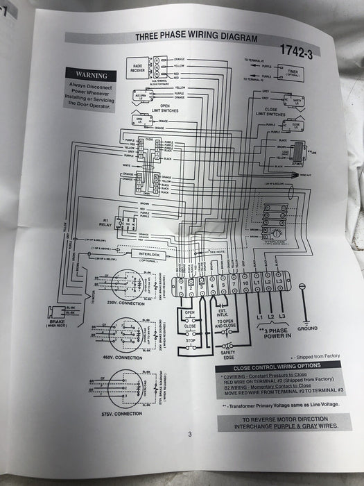 NEW LIMIT SWITCH KIT F/MOD EL H5043MR LIFTMASTER OVERHEAD DOOR ETC