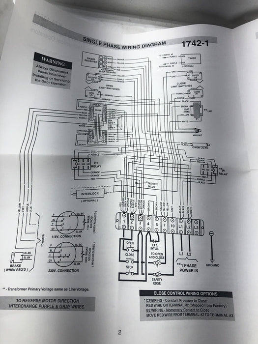 NEW LIMIT SWITCH KIT F/MOD EL H5043MR LIFTMASTER OVERHEAD DOOR ETC