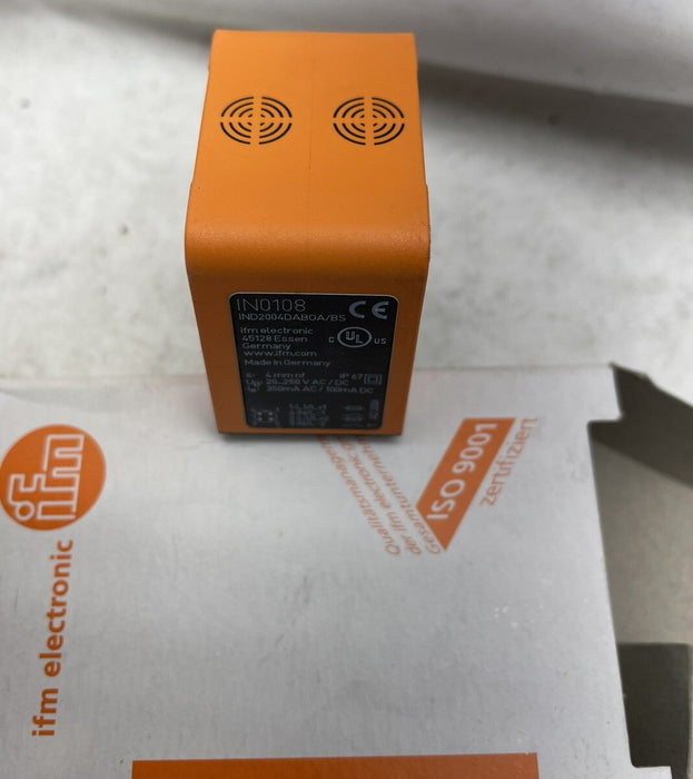 NEW IFM EFECTOR IN0108 IND2004DABOA-200-K DUAL INDUCTIVE ACTUATORS IN0108 Prox