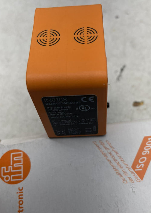 NEW IFM EFECTOR IN0108 IND2004DABOA-200-K DUAL INDUCTIVE ACTUATORS IN0108 Prox