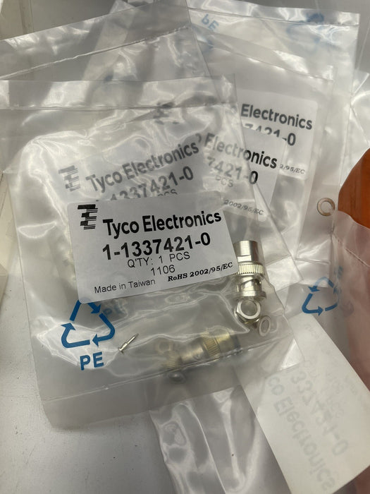 PARTIAL RG59 COAXIAL 10 SEALED TYCO  W/ CRIMP AND STRIPPING TOOLS 8411-UG88-2