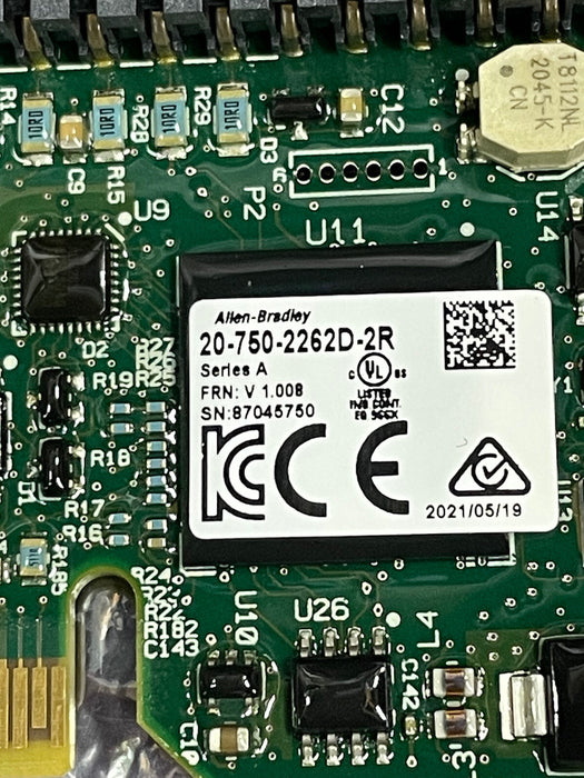 NEW 2021 20-750-2262D-2R ALLEN BRADLEY POWERFLEX 750 I/O OPTION 115V PN-188964